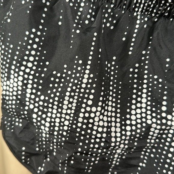 Danskin Now Black & Cream Polka Dot Running Sporty Athletic Athleisure Shorts S - Picture 4 of 9